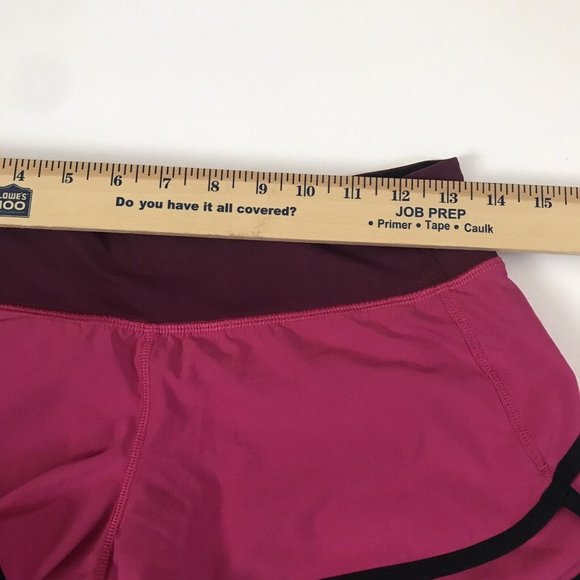 Lululemon Speed Short Hot Pink Sz 4 - Picture 3 of 6